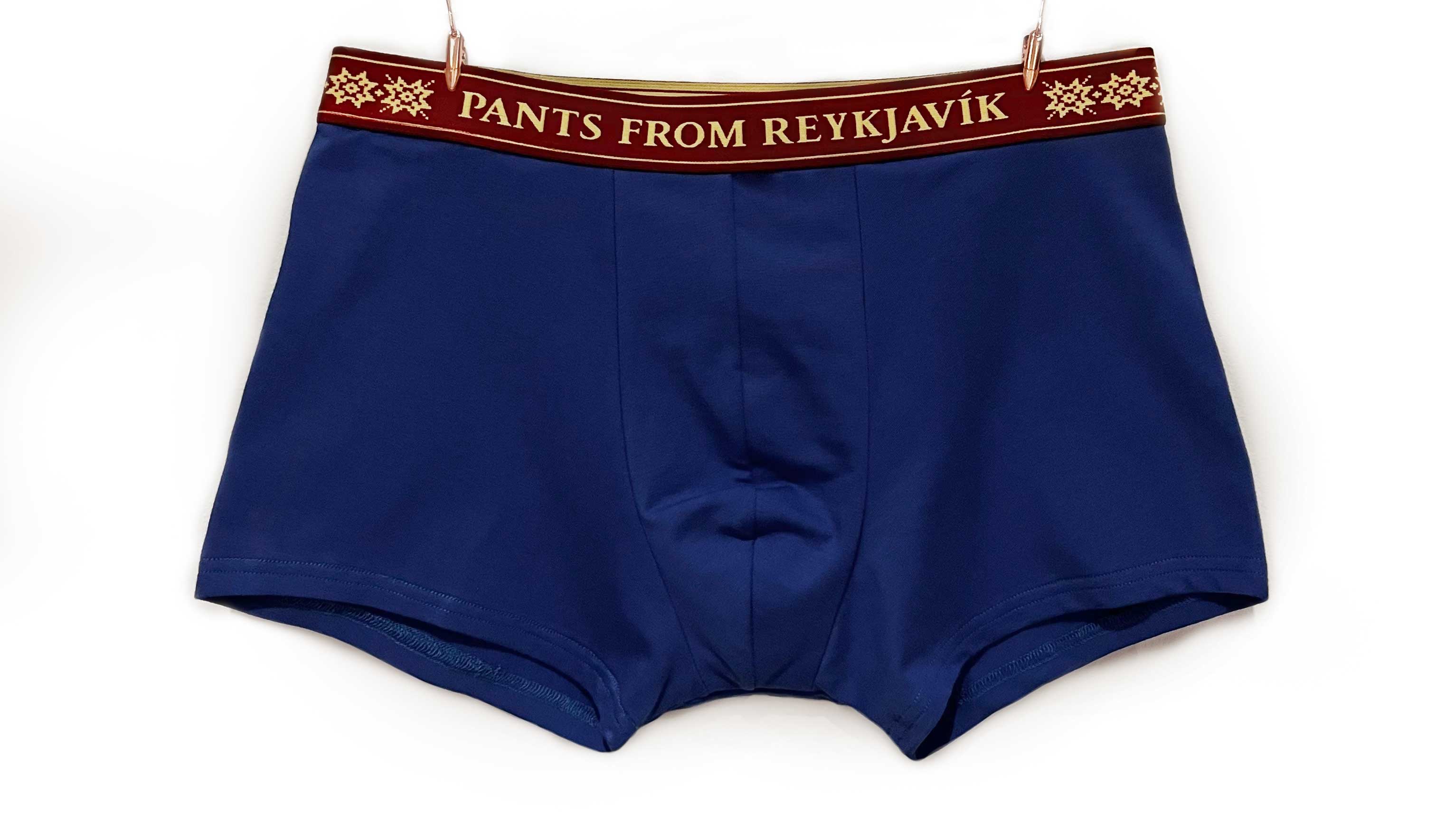 Blue man's boxers brief organic cotton