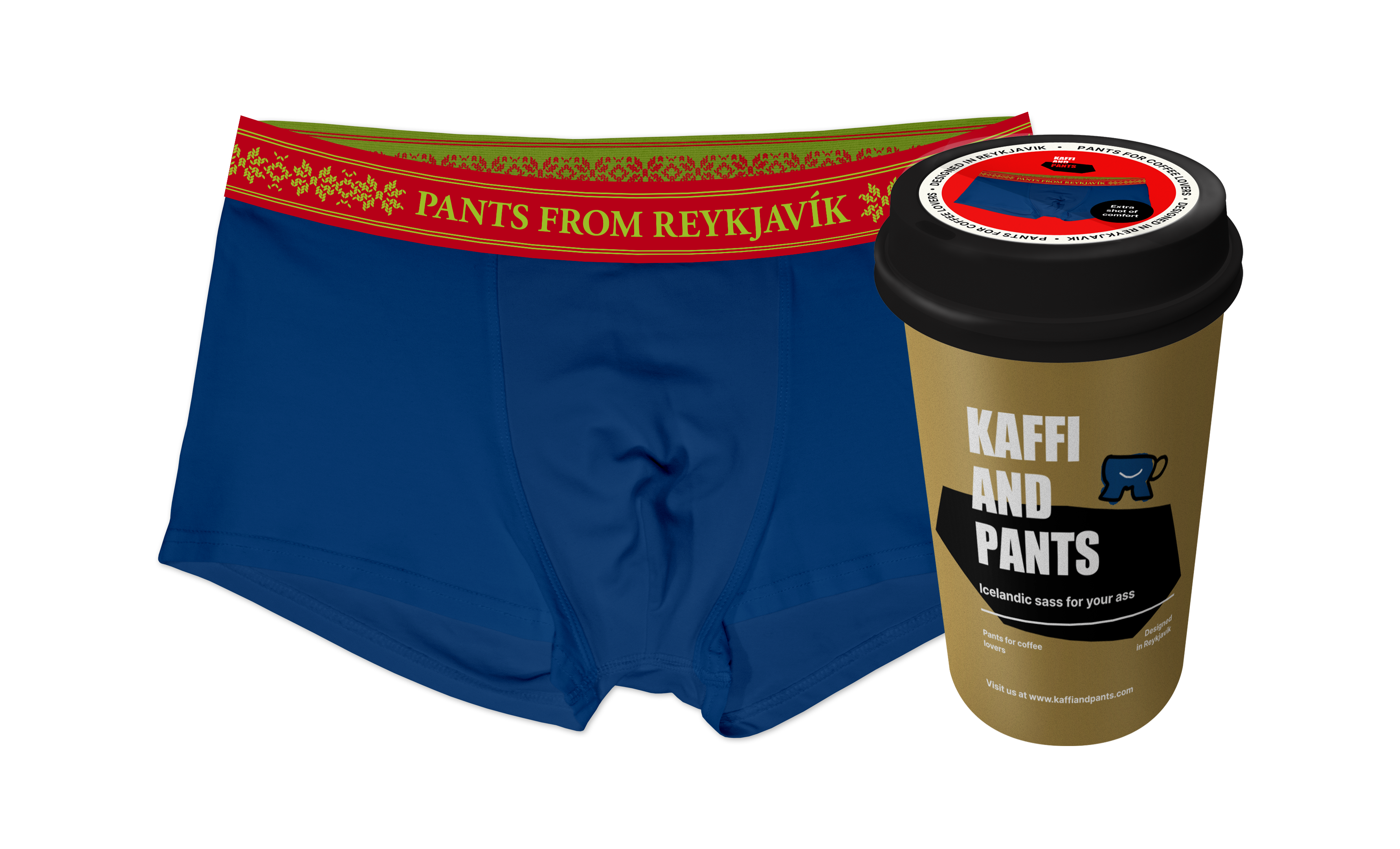 PANTS FROM REYKJAVIK - Organic cotton boxer briefs (navy)