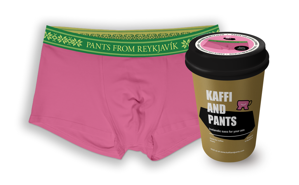 PANTS FROM REYKJAVIK - Organic cotton boxer briefs (pink)