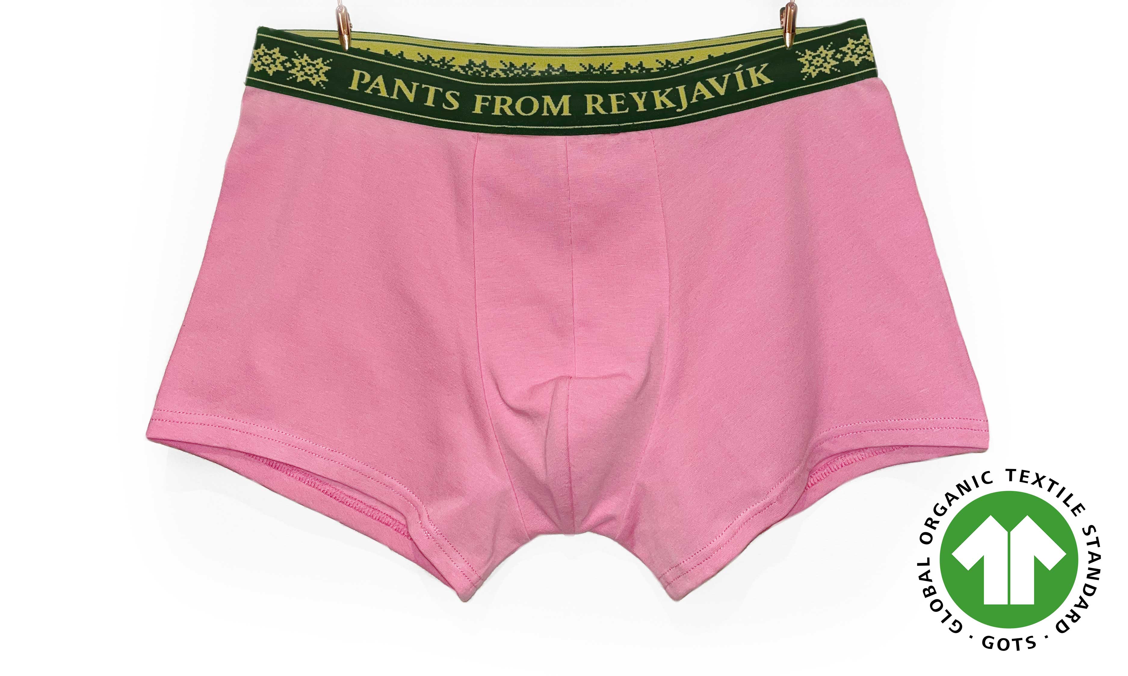 PANTS FROM REYKJAVIK - Organic cotton boxer trunks (light pink)