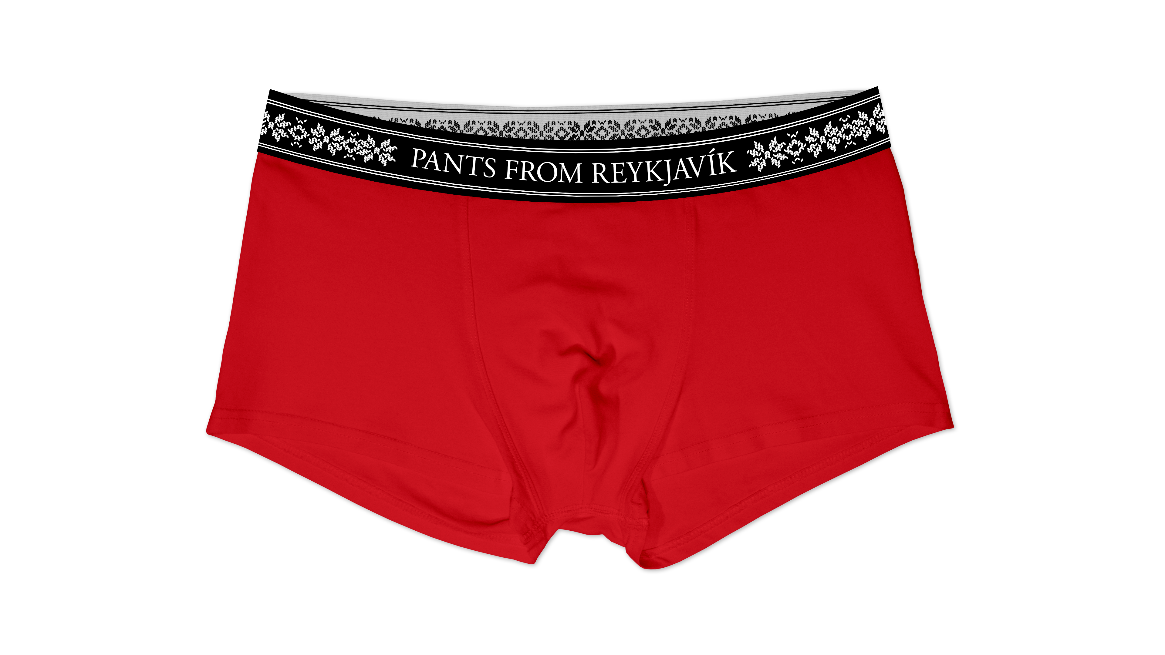 PANTS FROM REYKJAVIK - Organic cotton boxer briefs (red)